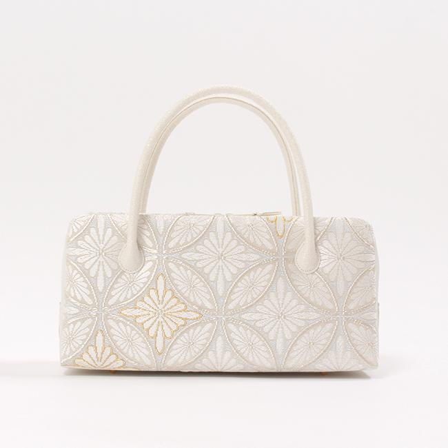 きもの 和 利休バッグ 西陣織 河合美術織物 正絹 唐織帯地使用 七宝