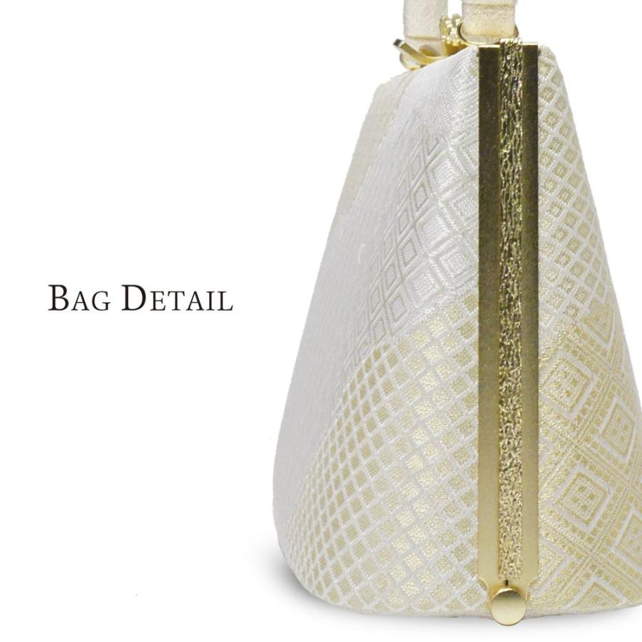 NISHIORI 白梅 高級 草履バッグ セット フォーマル 礼装用 絹帯地