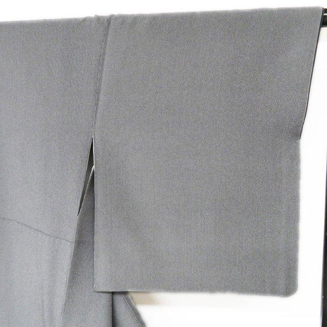 小紋 江戸小紋 着物 中古 袷 伝統工芸士 服部光擴 落款 万筋 黒色 薄