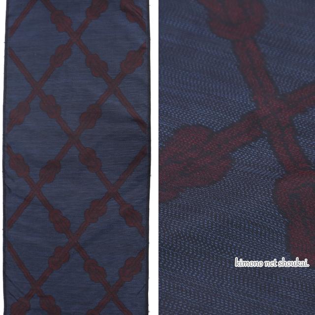 アウトレット 訳あり】大島紬 本場大島紬 【反物 大島紬 青紺 えんじ