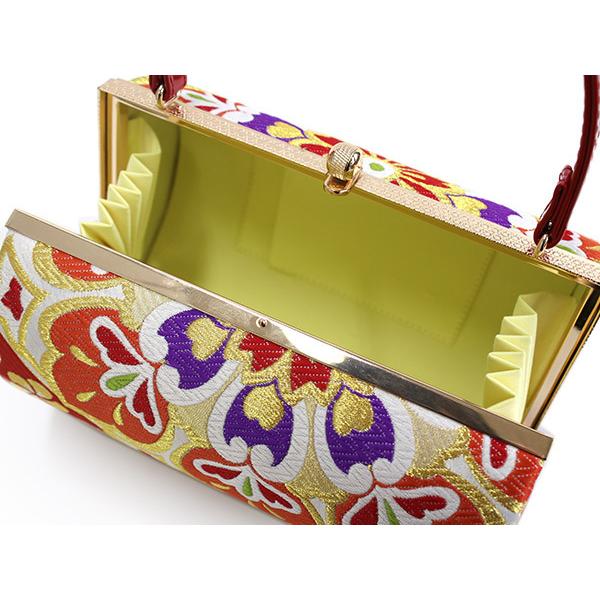 草履バッグセット 振袖 成人式 二尺袖 卒業式 赤地華紋柄 フリー