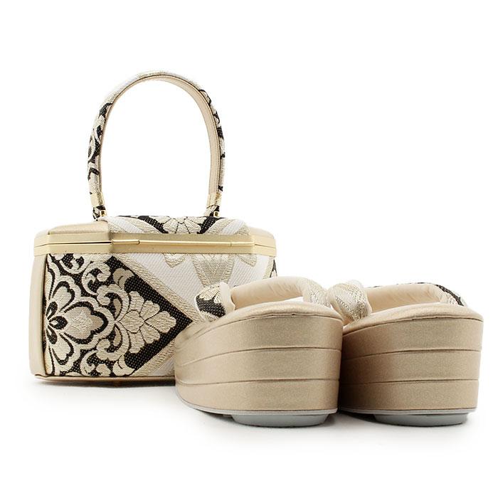 Kisste（キステ） 草履バッグセット 成人式 振袖用 成人用 紗織 M L