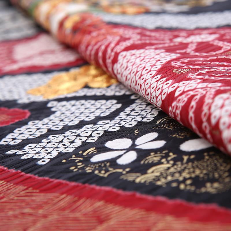 振袖レンタル 正絹 総絞り シンプル fg-51b フルセット一式 着物 人気