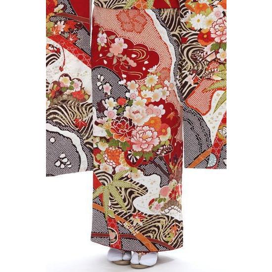 振袖レンタル 小さいサイズ 小柄 正絹 総絞り fg-333b フルセット一式