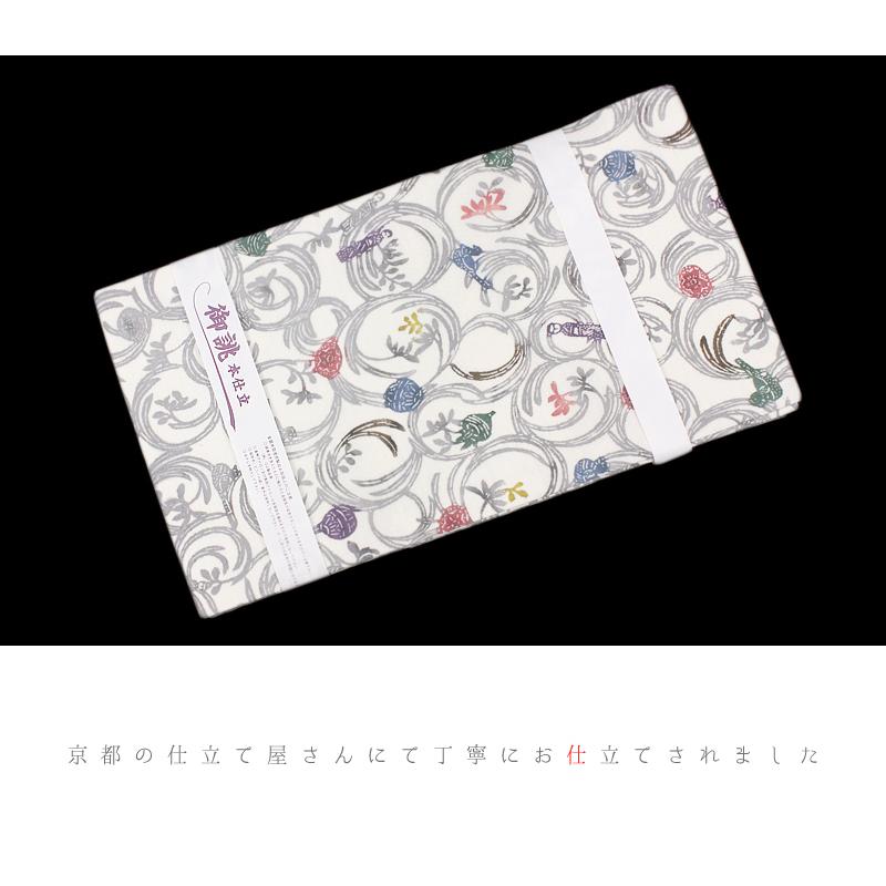 名古屋帯 江戸紅型 紅型染 和染紅型 浜紬 浜つむぎ 網織紬 正絹 白地