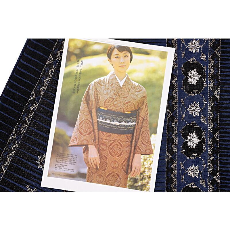 正絹西陣織大光謹製美しいキモノ掲載若冲梅花豪華袋帯