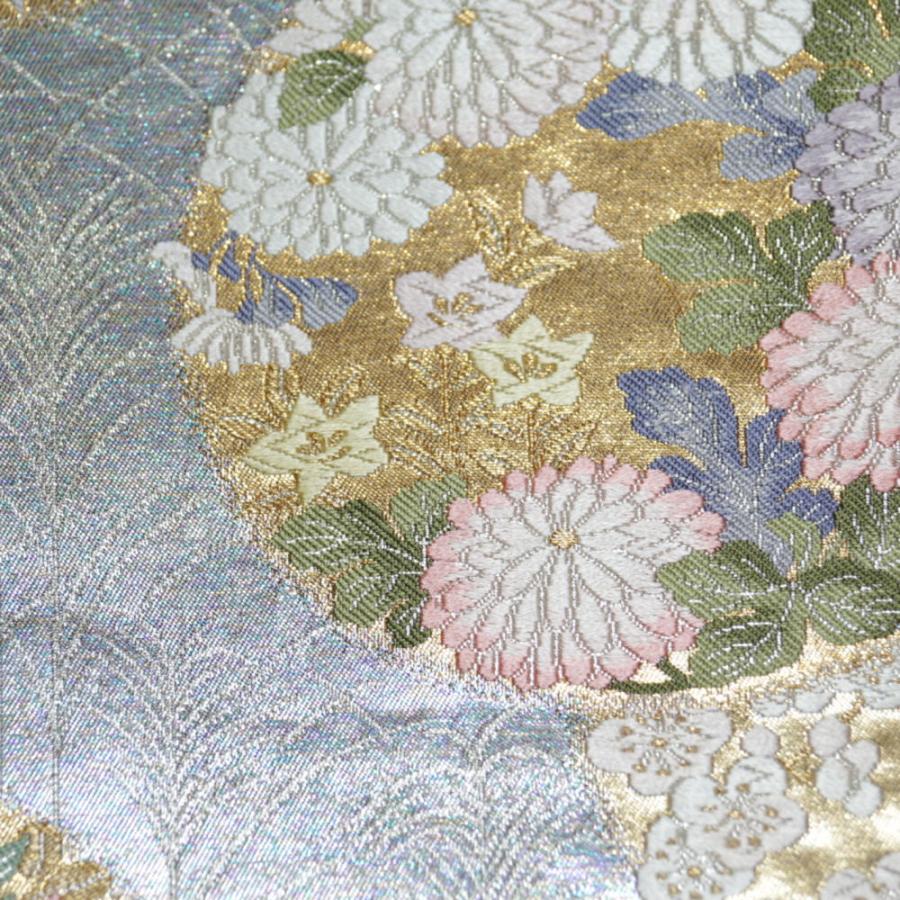 着物セット スワトウ刺繍 訪問着・袋帯 2点 セット 金撒きに文箱模様