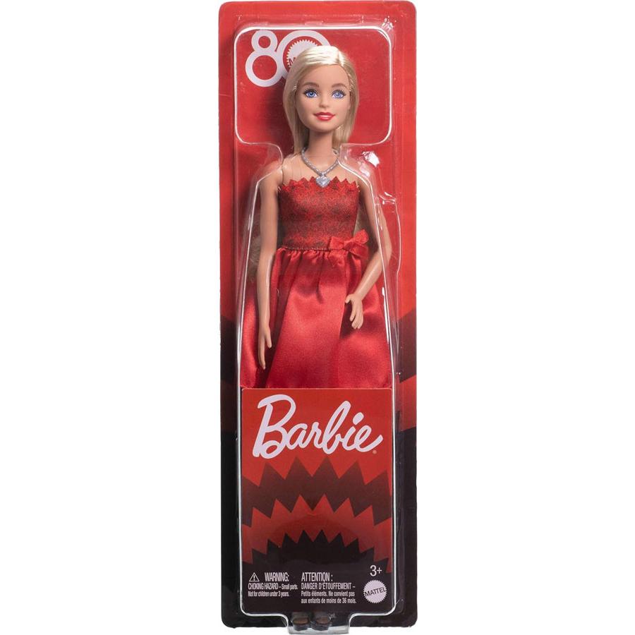 MATTEL（マテル） バービー人形80周年記念ドール ルビーレッドドレス