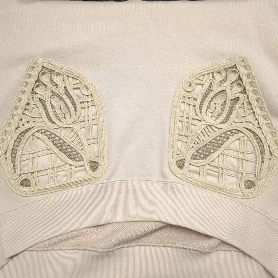 マメクロゴウチ mame kurogouchi 25SS Cording Embroidery Cropped