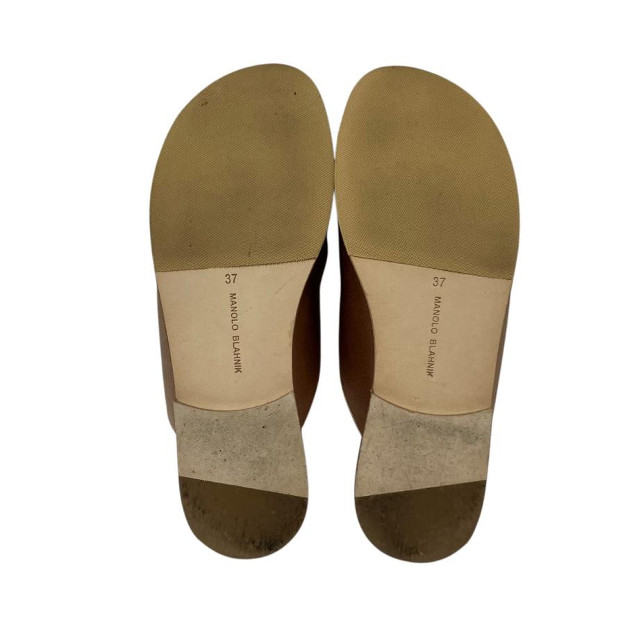 MANOLO BLAHNIK（マノロブラニク） サンダル ピンク サイズ：37