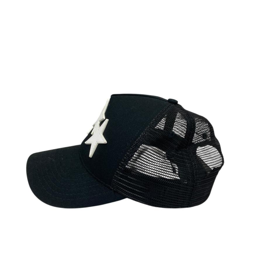 AMIRI（アミリ） AMIRI 3 STAR TRUCKER HAT キャップ ブラック