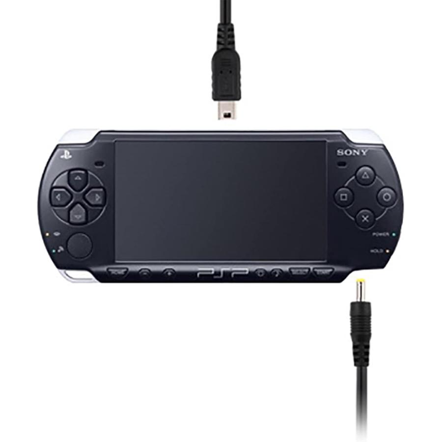 2イン1 USB充電ケーブ +ACアタブター（5V1A）セット 充電ケーブル PSP