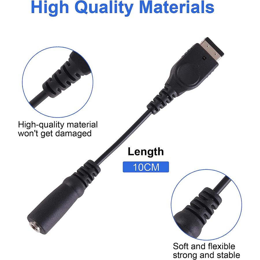 1本 GBA SP/NDS 3.5mmイヤホンアダプター ホンジャックアダプター