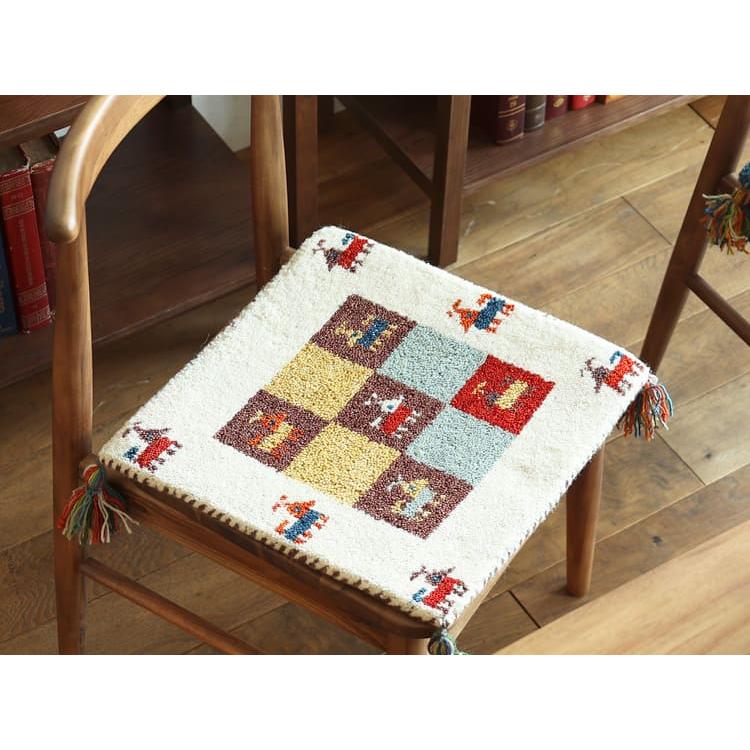 チェアパッド gabbeh（ギャッベ） チェアーマット チェアーパッド