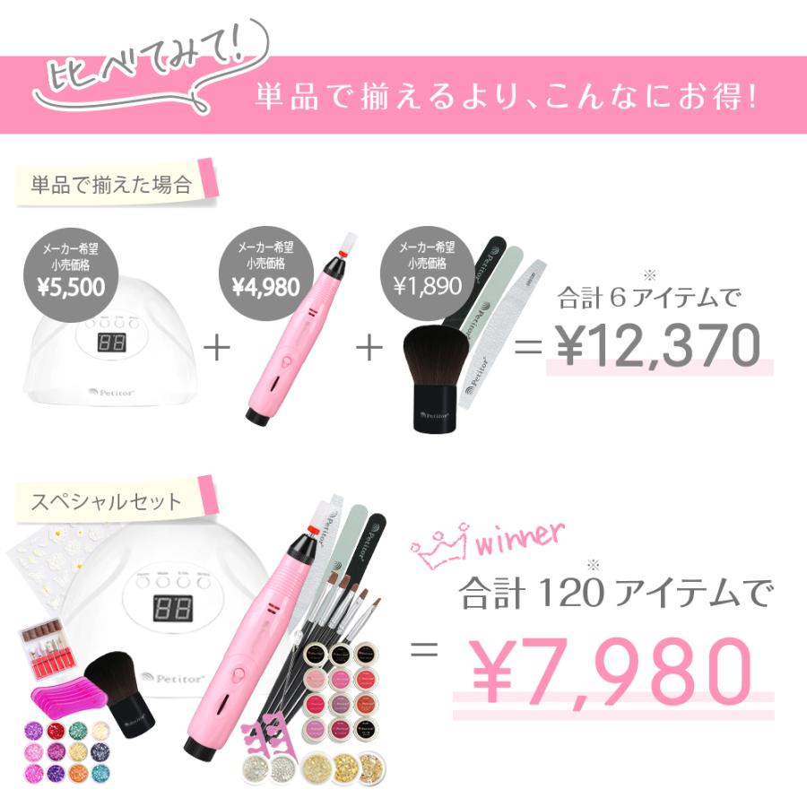 Petitor ジェルネイルキット ネイルセット セルフネイル【スターター