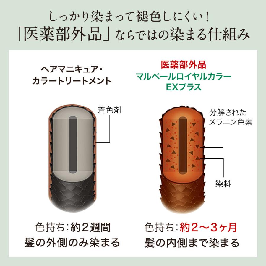マルベールロイヤルカラーEX 白髪染め マルベールロイヤルカラーEX