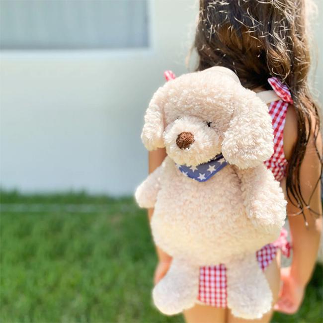 MON AMI ベントレー パピー バックパック(犬 ぬいぐるみ リュック いぬ