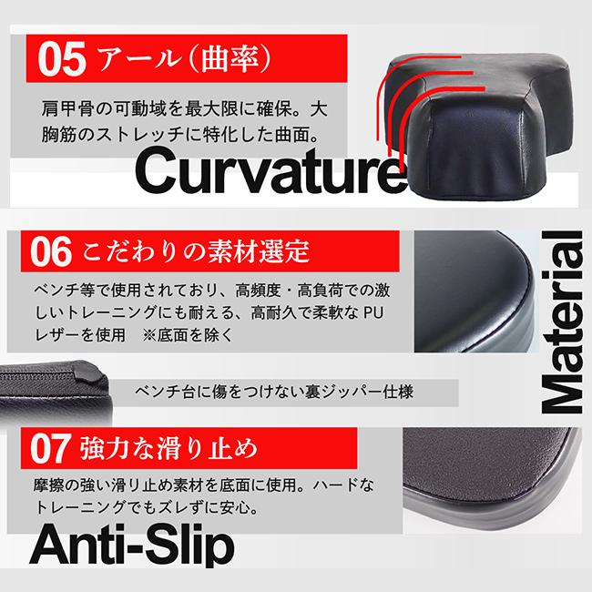 NURBS ナーブス 合戸式大胸筋肥大パッド(大胸筋 を 鍛える 器具