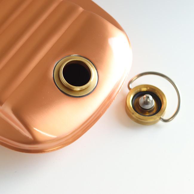 新光堂 純銅湯たんぽ 袋付 大 2.3L S-9395L(湯たんぽ 銅 純銅製