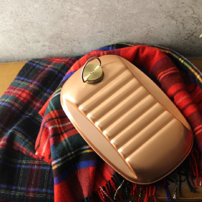 新光堂 純銅湯たんぽ 袋付 大 2.3L S-9395L(湯たんぽ 銅 純銅製