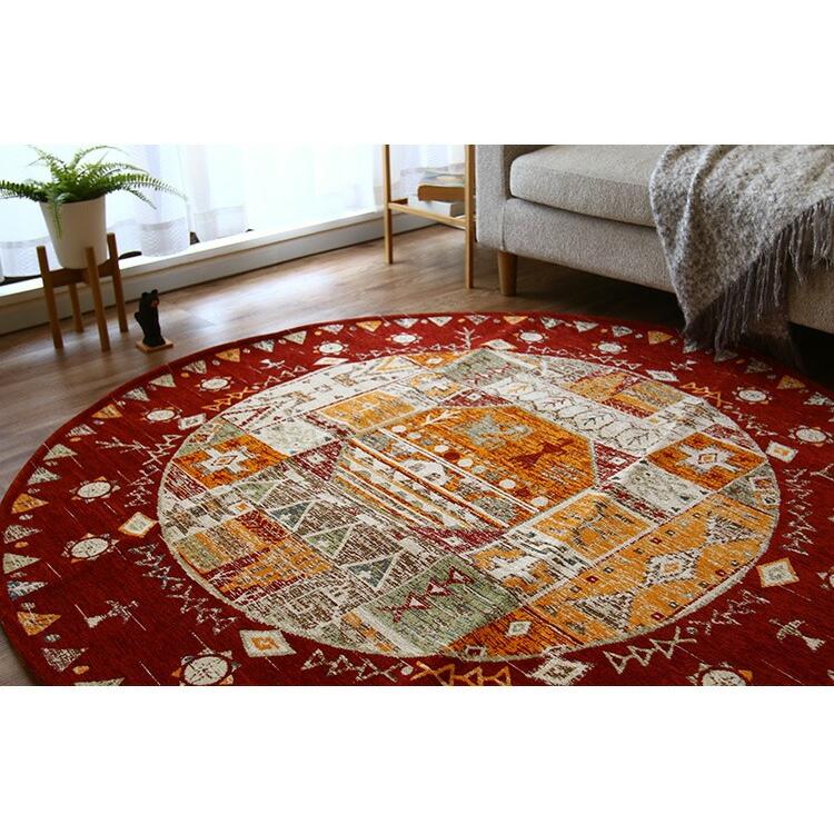 Gre-One（グレワン） ラグ 150cm 円形 丸 円型 北欧 ラグマット