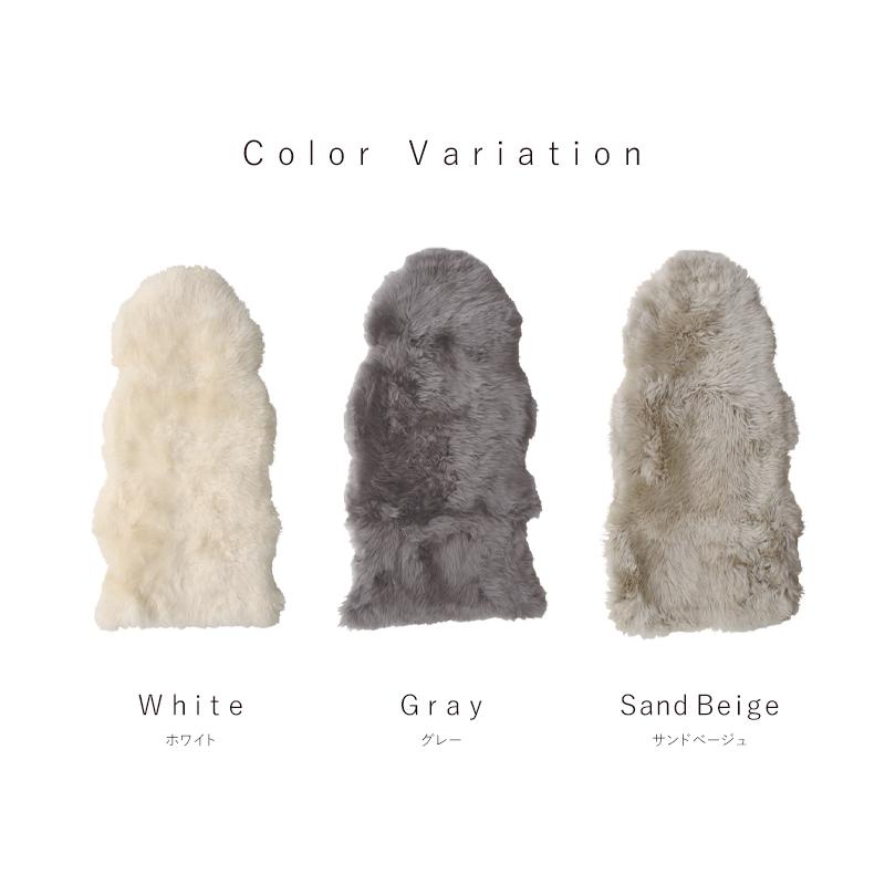 ムートン ラグ 1.5匹物 60×120cm 高級 羊毛 ラグマット ニチロ 長毛
