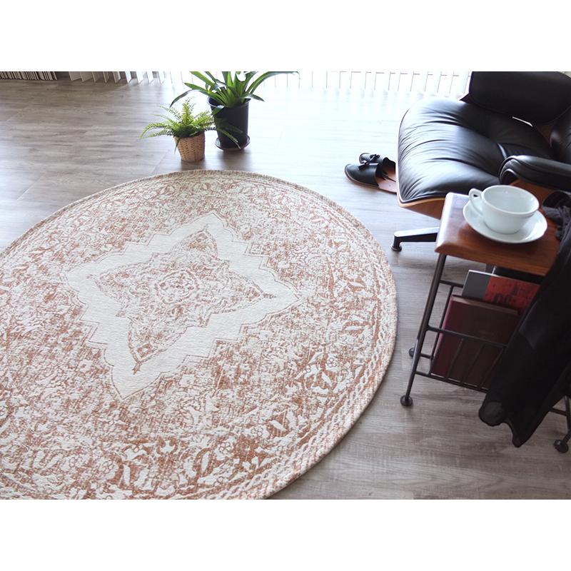 Gre-One（グレワン） ラグ 150cm 円型 ラグマット 絨毯 シグロ 洗える