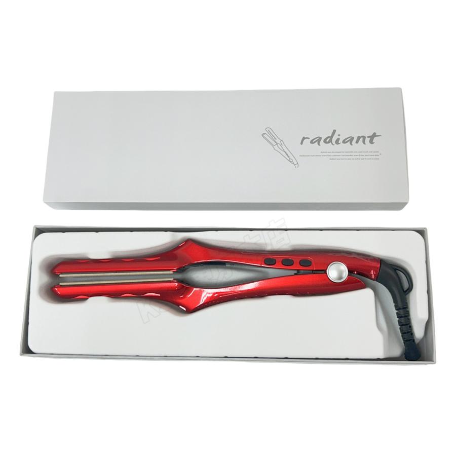 radiant（ラディアント） シルクプロヘアアイロン 28mm レッド 業務用