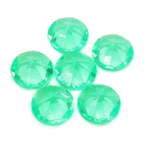 アクリルアイス 宝石すくい ダイヤモンド 蛍光クリア グリーン 1kg (1