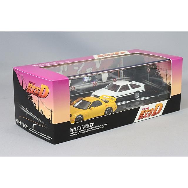 モデラーズ 1/64 頭文字D セットVol.16 トヨタ レビン ターボ (AE86