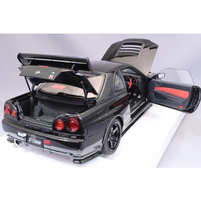 オートアート コンポジット 1/18 ニスモ R34 GT-R Z-tune ブラック