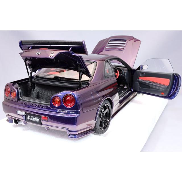 オートアート コンポジット 1/18 ニスモ R34 GT-R Z-tune ミッドナイト