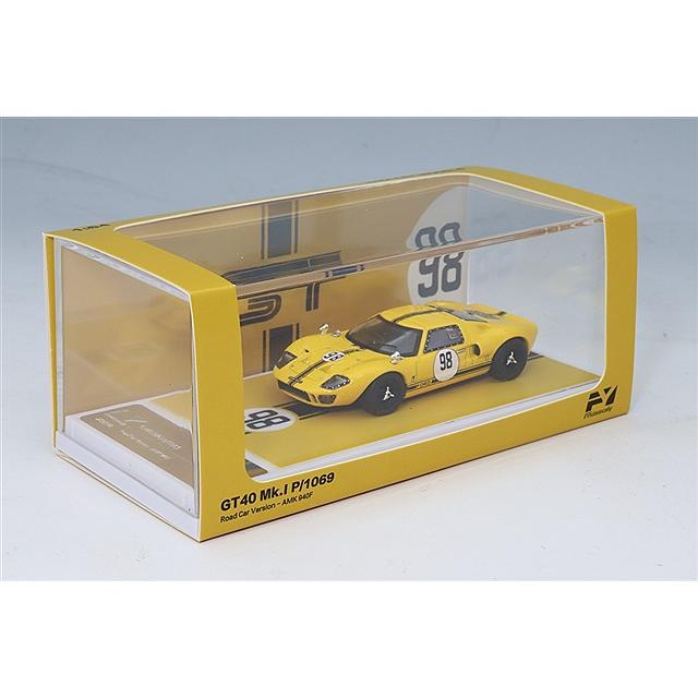 Finclassically 1/64 GT40 Mk.I P1069 #98 イエロー ロードカー