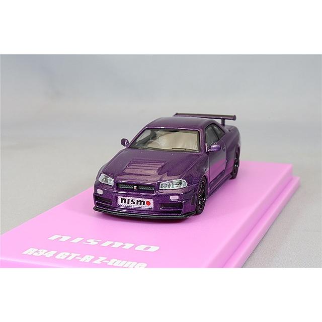 京商 1/64 ニスモ R34 GT-R Z-tune パープル LED搭載 【MOTN対応