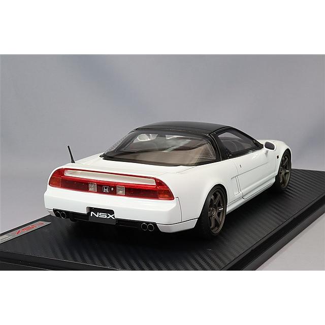 イグニッションモデル 1/18 ホンダ NSX (NA1) ホワイト/TE37タイプ17