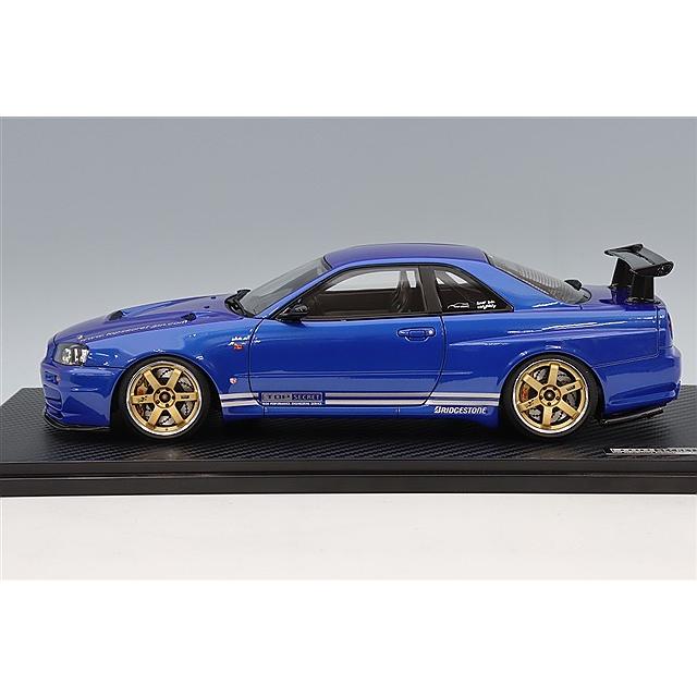 イグニッションモデル 1/18 トップシークレット 34GT-R (BNR34) ブルー