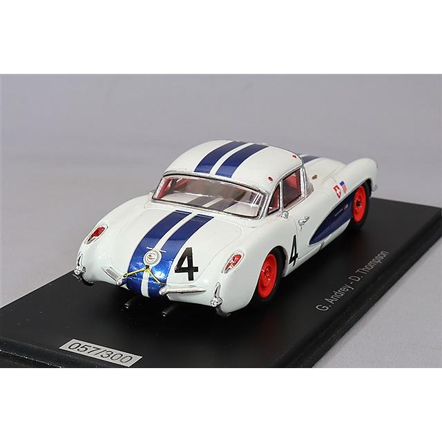 スパーク 1/43 シボレー コルベット C1 V8 1957 セブリング12H 4位 #4