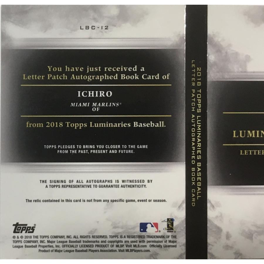 1/1枚限定】イチロー直書きサイン実使用ジャンボパッチ 2018 Topps