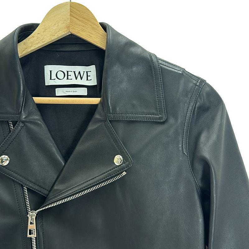 LOEWE（ロエベ） | レザー ダブル ライダースジャケット | 36