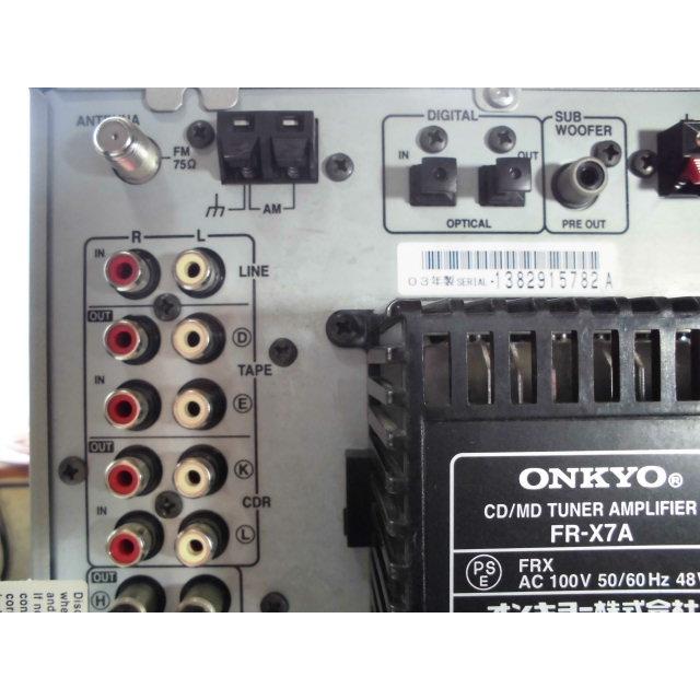 ONKYO（オンキヨー） ONKYO FR-X7A 〓 これで満足 オンキョーのCD,MD