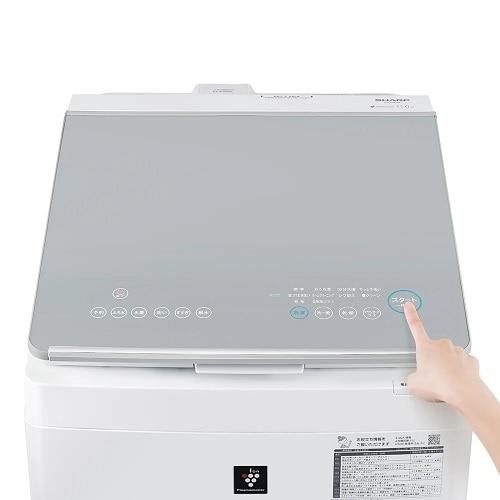 SHARP（シャープ） タテ型洗濯乾燥機 穴なし槽シリーズ ES-PW11K-S