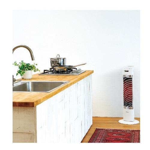 コロナ 遠赤外線電気ストーブ コアヒートスリム DH-925R(W