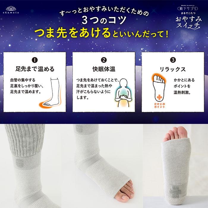 靴下サプリ まるでこたつ おやすみスイッチ レッグウォーマー レッグ