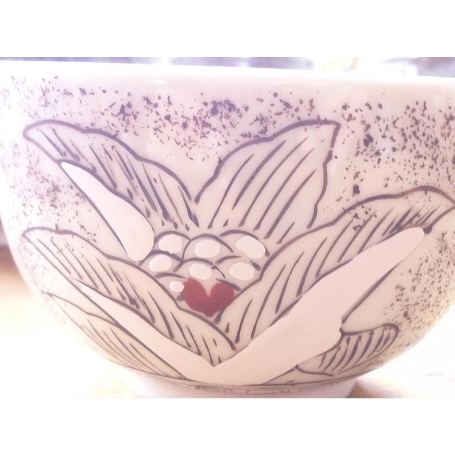 九谷焼 高級 陶磁器 急須3点セット 小 吉田屋万年青 ハート 裏絵