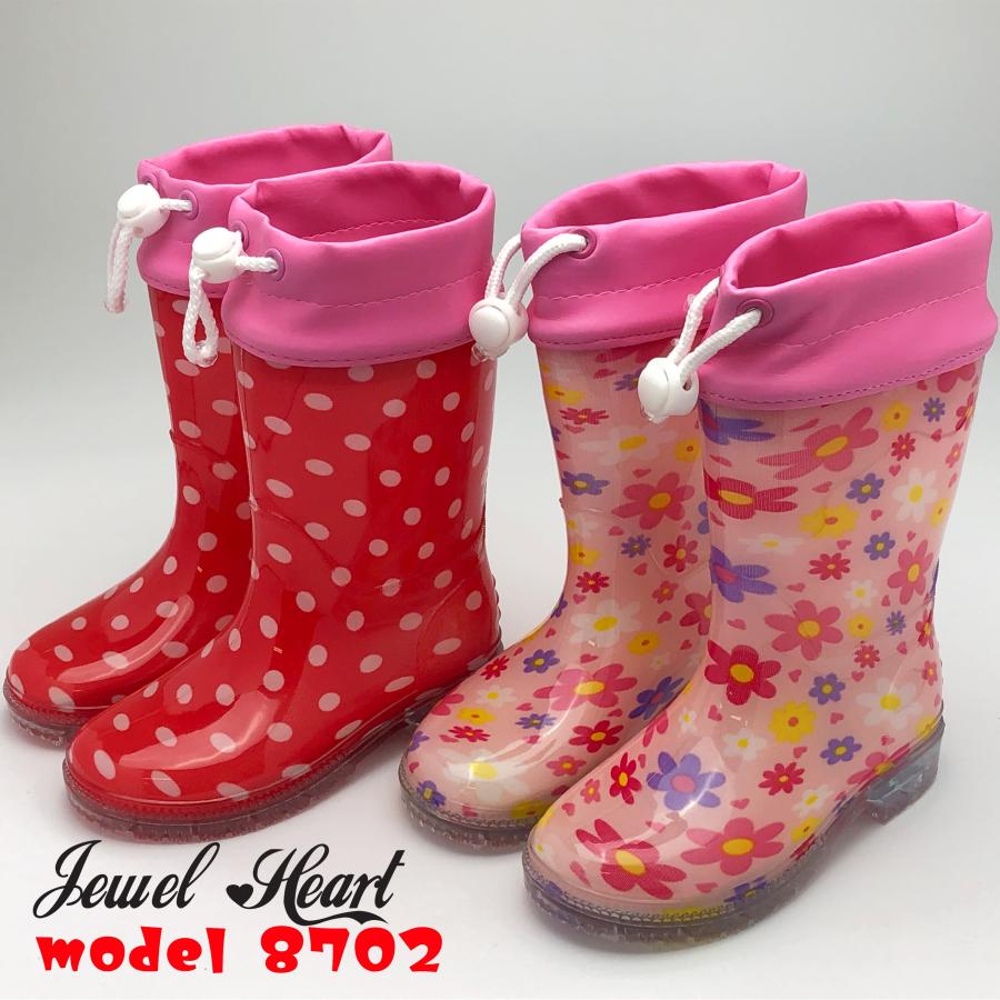 キッズ レインブーツ 長靴 女の子 防水 吸湿速乾 メリヤス フード付