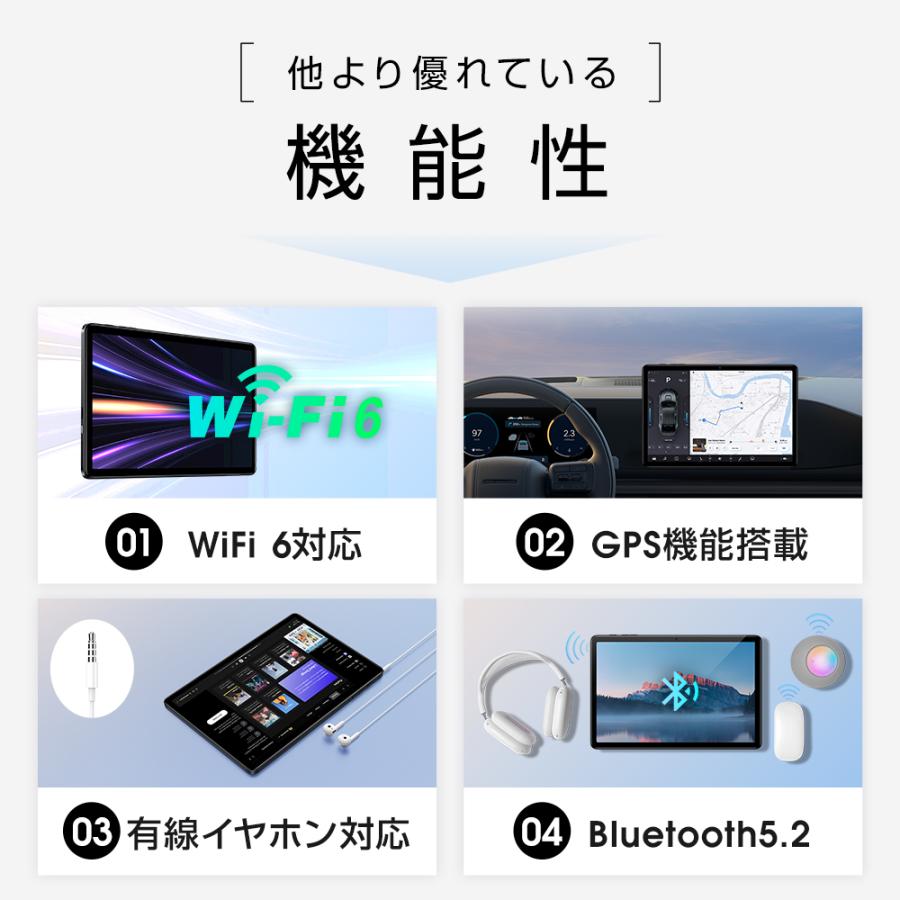 アンドロイド（Android） Android15 Android14 タブレット PC本体 10