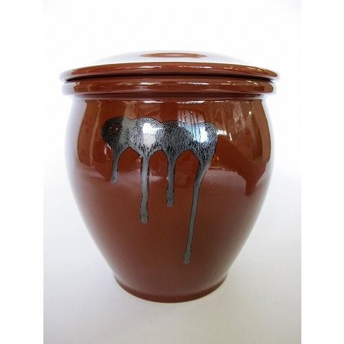 久松 丸壷 カメ ぬか漬け 蓋付き 5号 常滑焼 丸壺 丸甕 かめ 漬物樽