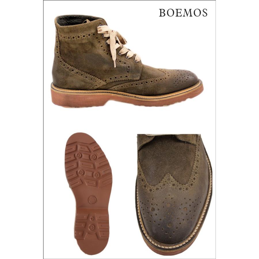 BOEMOS（ボエモス） メンズ シューズ 靴 ブーツ ウィングチップ
