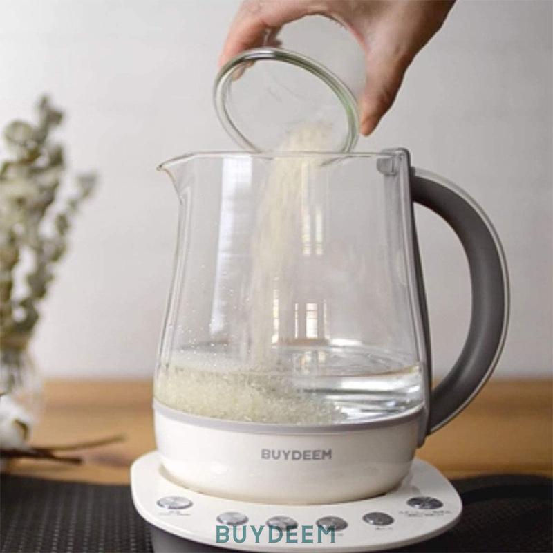 BUYDEEM（バイディーム） 薬膳マルチポット 1.5L ホワイト レシピ付き