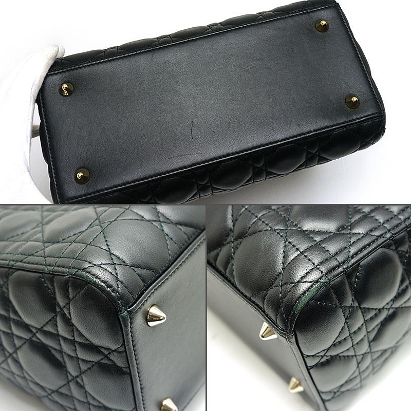 Lady Dior ディオール Christian レディディオール ミディアムバッグ